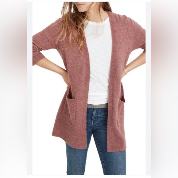 Madewell Sweaters - Madewell Cardigan Sweater Heather Eggplant EXTRA SMALL NWT